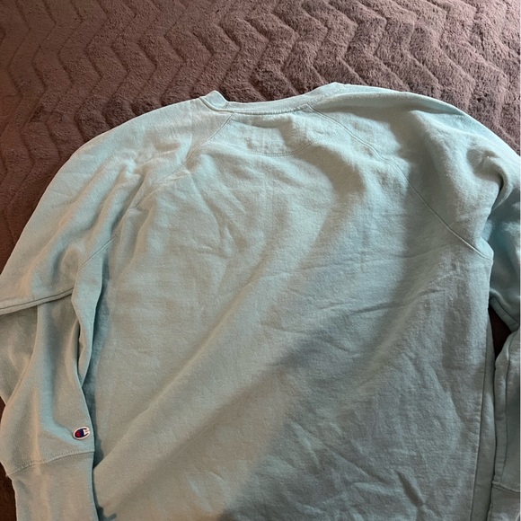 Light Blue Champion Sweatshirt 2xl - Picture 4 of 4